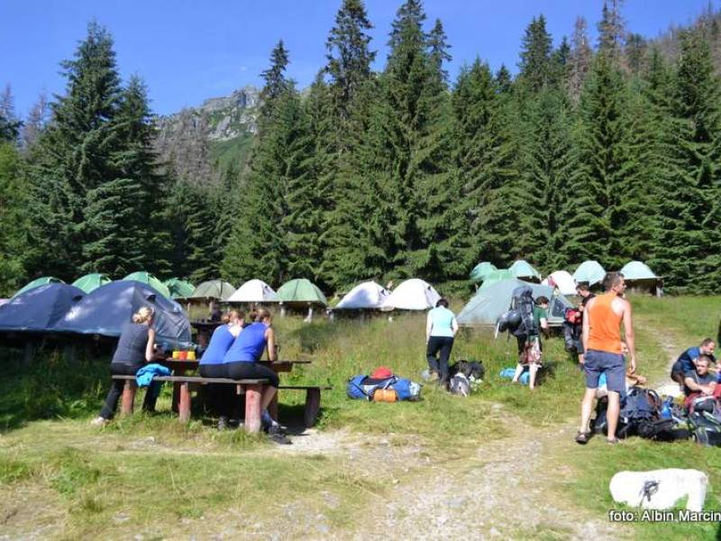 Nocleg w Tatrach pod namiotem
